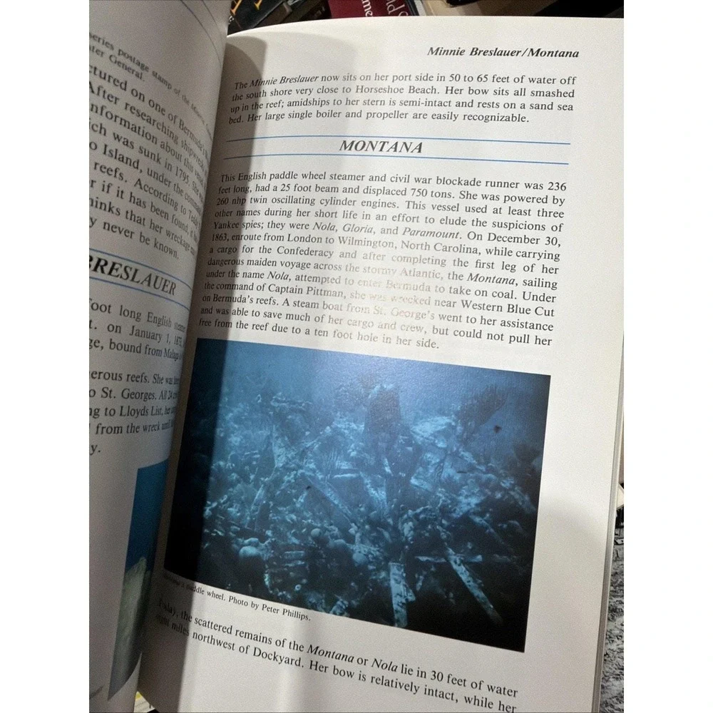 BERMUDA SHIPWRECKS Shipwreck Treasure Lost Ships Ship Reef Diving Dive Book